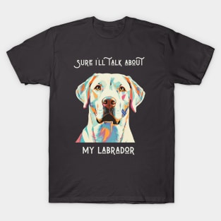 Retro Labrador Retriever graphic T-Shirt